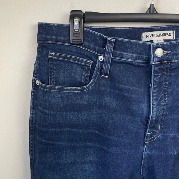 Rivet & Thread Slim Straight Jeans in Richardson Wash - Picture 8 of 12